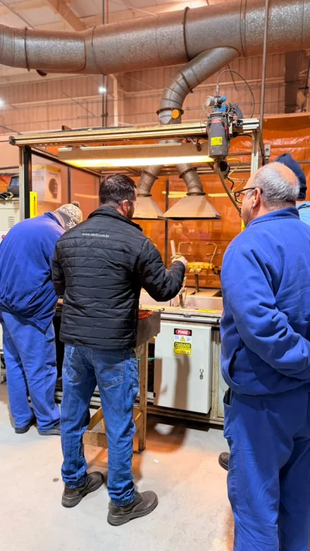 treinamento de máquinas e equipamentos